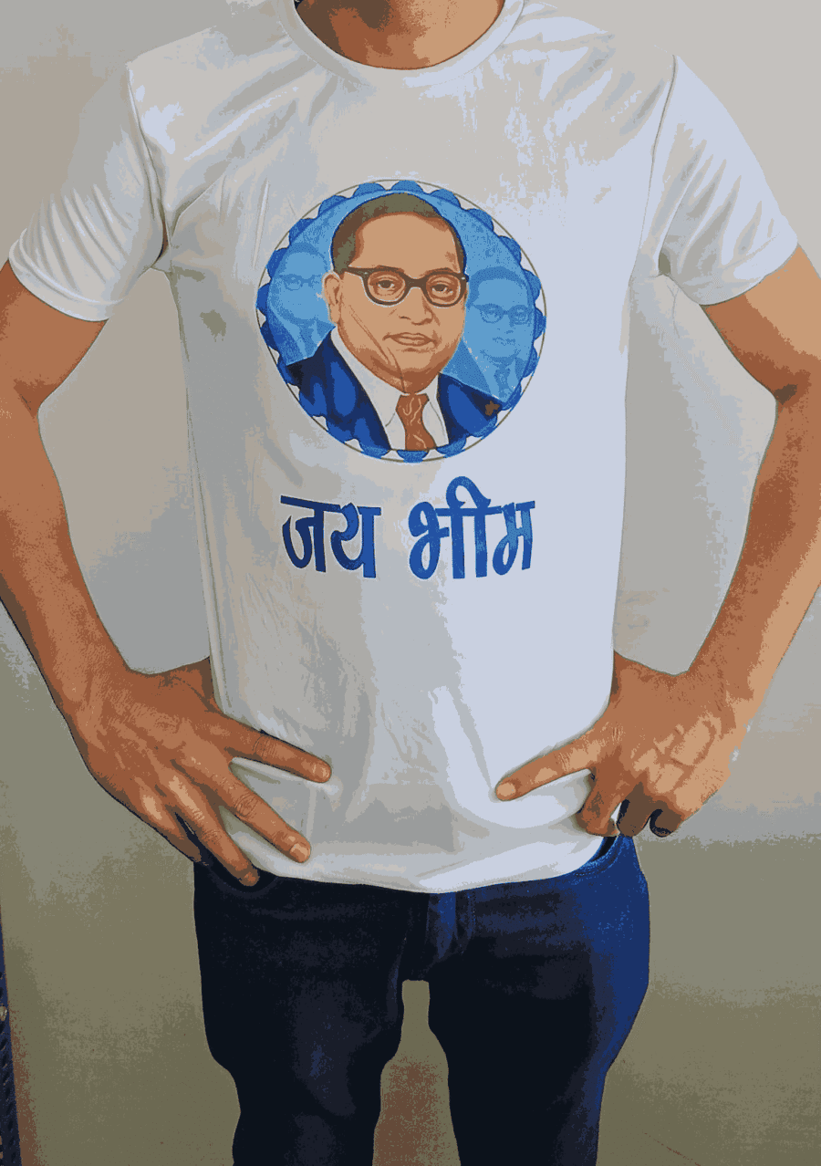 Jai Bhim T Shirt, Ambedkar T Shirt, Ambedkar Jayanti T-shirt