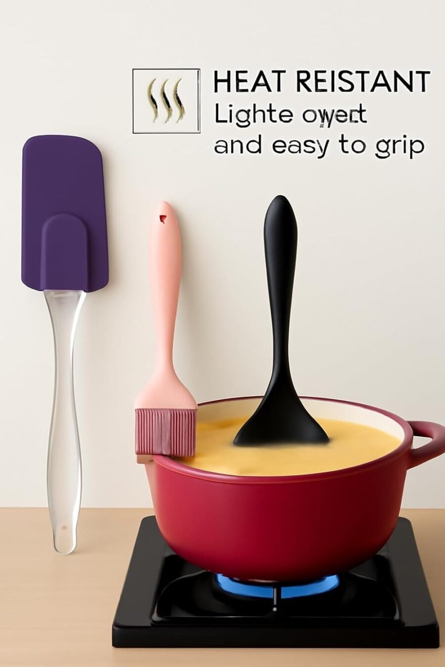 Silicone Spatula Brush Set, silicone spatula oil brush set, spatula brush set for baking, spatula and brush set, silicone oil brush and spatula set, silicone brush and spatula set small, silicone spatula set for cooking, silicone spatula and brush combo