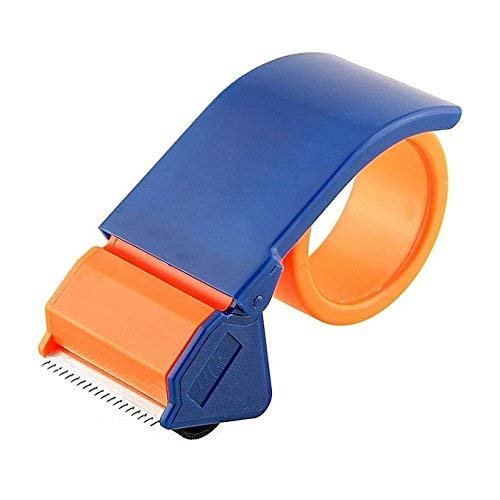 1-Piece 2-inch tape gun with stainless steel blade. Mini stationary cutter. Handy packaging tape dispenser