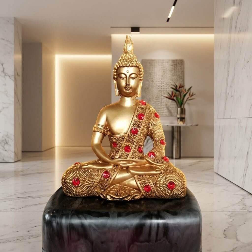 Premium Golden Buddha Statue for Home Decor | Luxury Gold Meditation Buddha Showpiece 8 Golden Buddha Statue for Home Decor, Gold Meditation Buddha Statue, Luxury Golden Buddha Showpiece, Gold Thai Buddha Statue, Golden Sitting Buddha Idol, Gold Buddha Showpiece, Golden Buddha Idol, Decorative Golden Buddha Sculpture, Gold Buddha Statue for Living Room, , Golden Buddha Idol for Office Desk, Gold Buddha Showpiece for Modern Home, golden buddha statue for home decor, gold meditation buddha statue, luxury golden buddha showpiece, gold thai buddha statue, golden sitting buddha idol, gold buddha showpiece, decorative golden buddha sculpture, premium golden buddha decor, gold buddha statue for living room, golden buddha idol for office desk, zen buddha decor, spiritual home decor